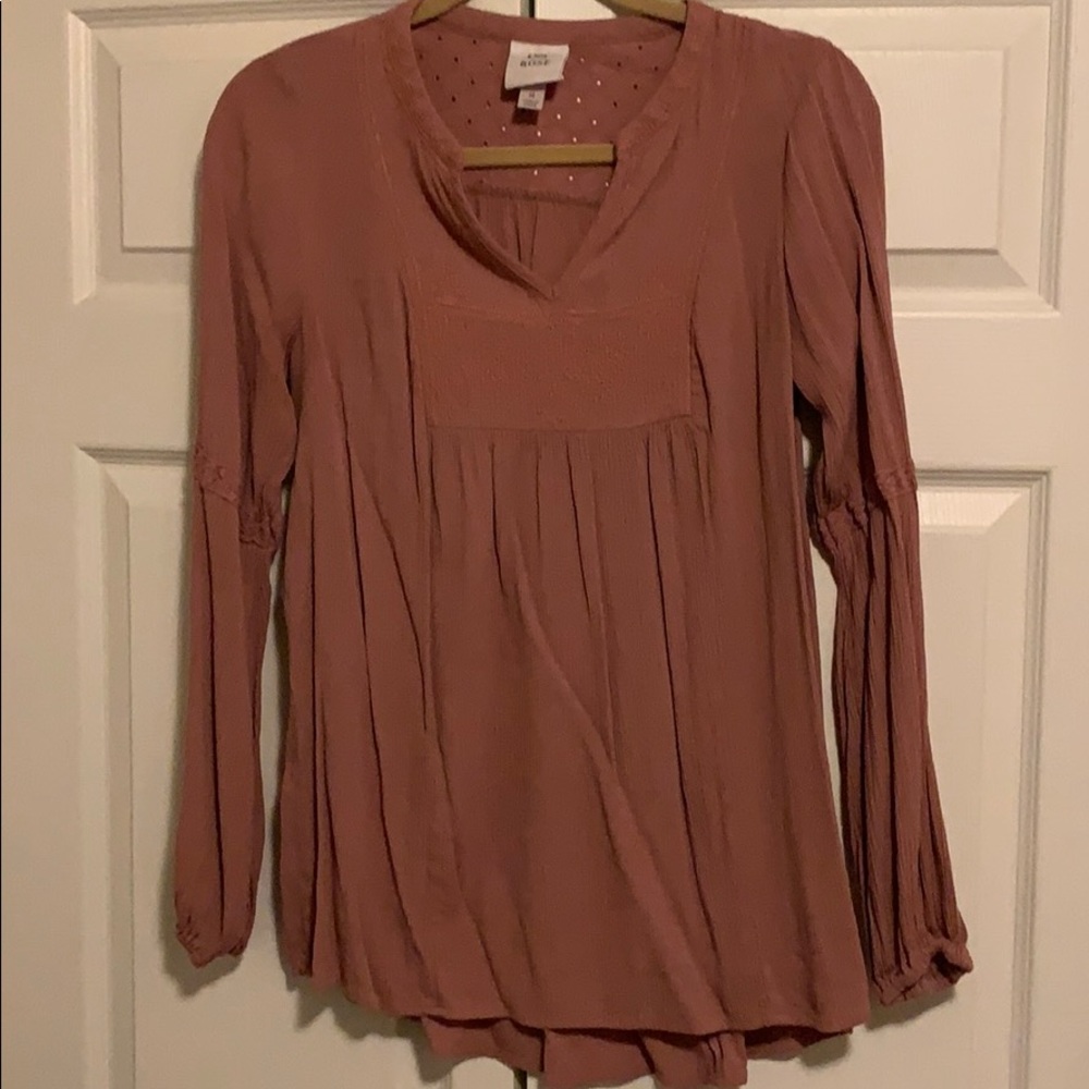 Knox Rose Pink Longsleeve shirt